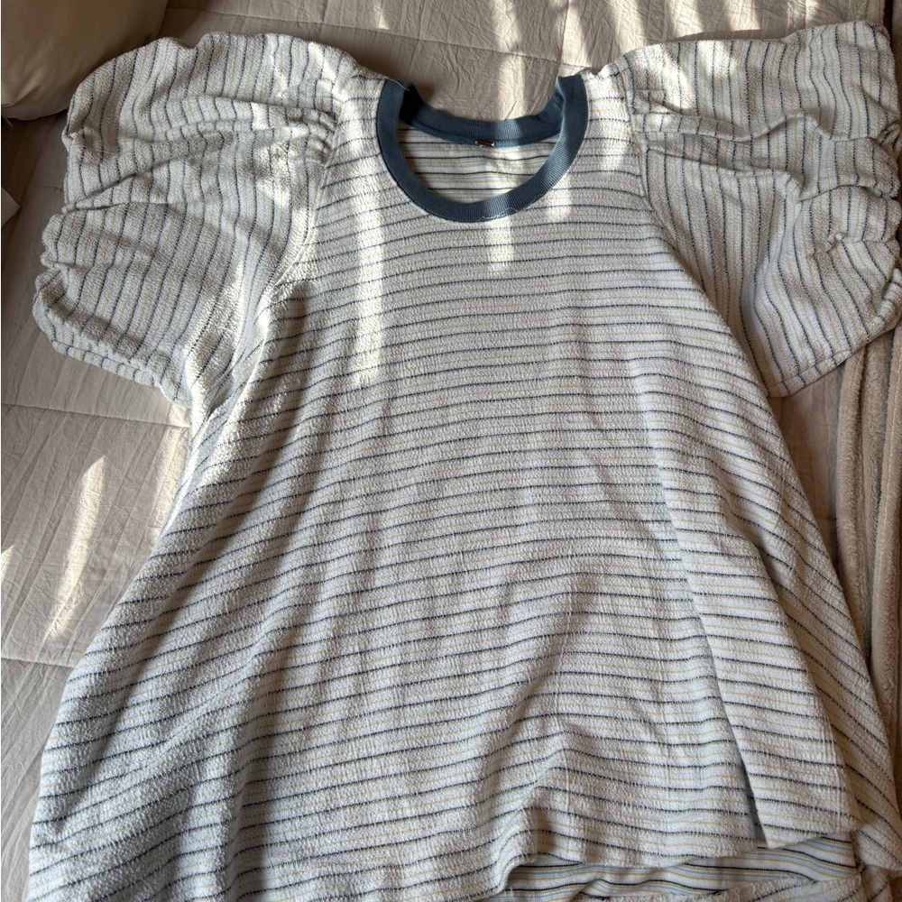 Free People Puff Sleeve Mini Dress